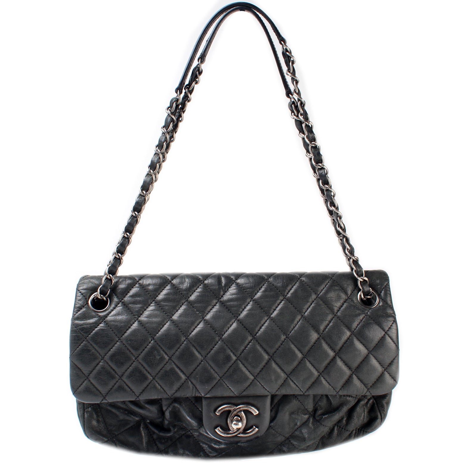 Chanel // 2019 Ecru Caviar Leather Coco Luxe Flap Bag – VSP