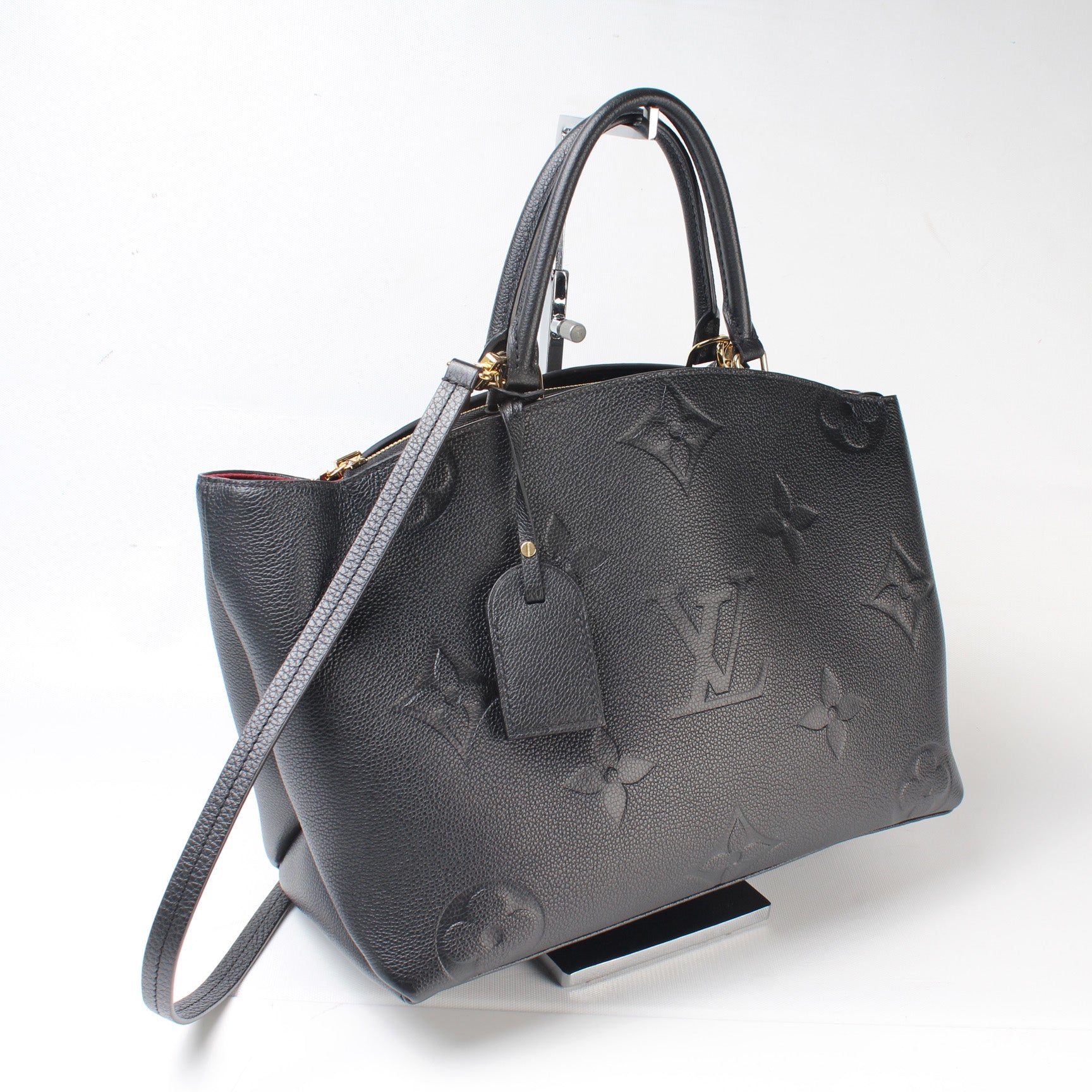 Grand Palais Tote Bag - Luxury Monogram Empreinte Leather Grey