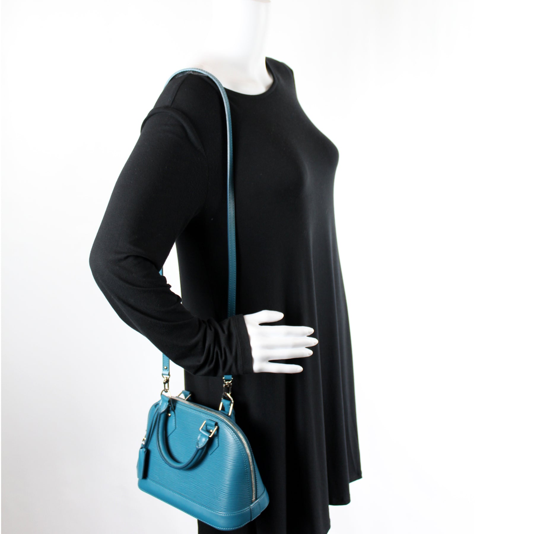 Alma BB Epi Stripes – Keeks Designer Handbags