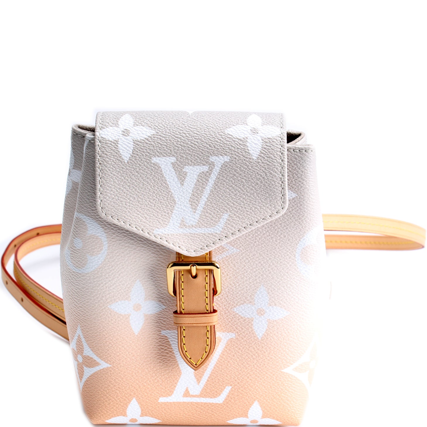 Louis Vuitton Monogram By The Pool Mist Grey Tiny Backpack