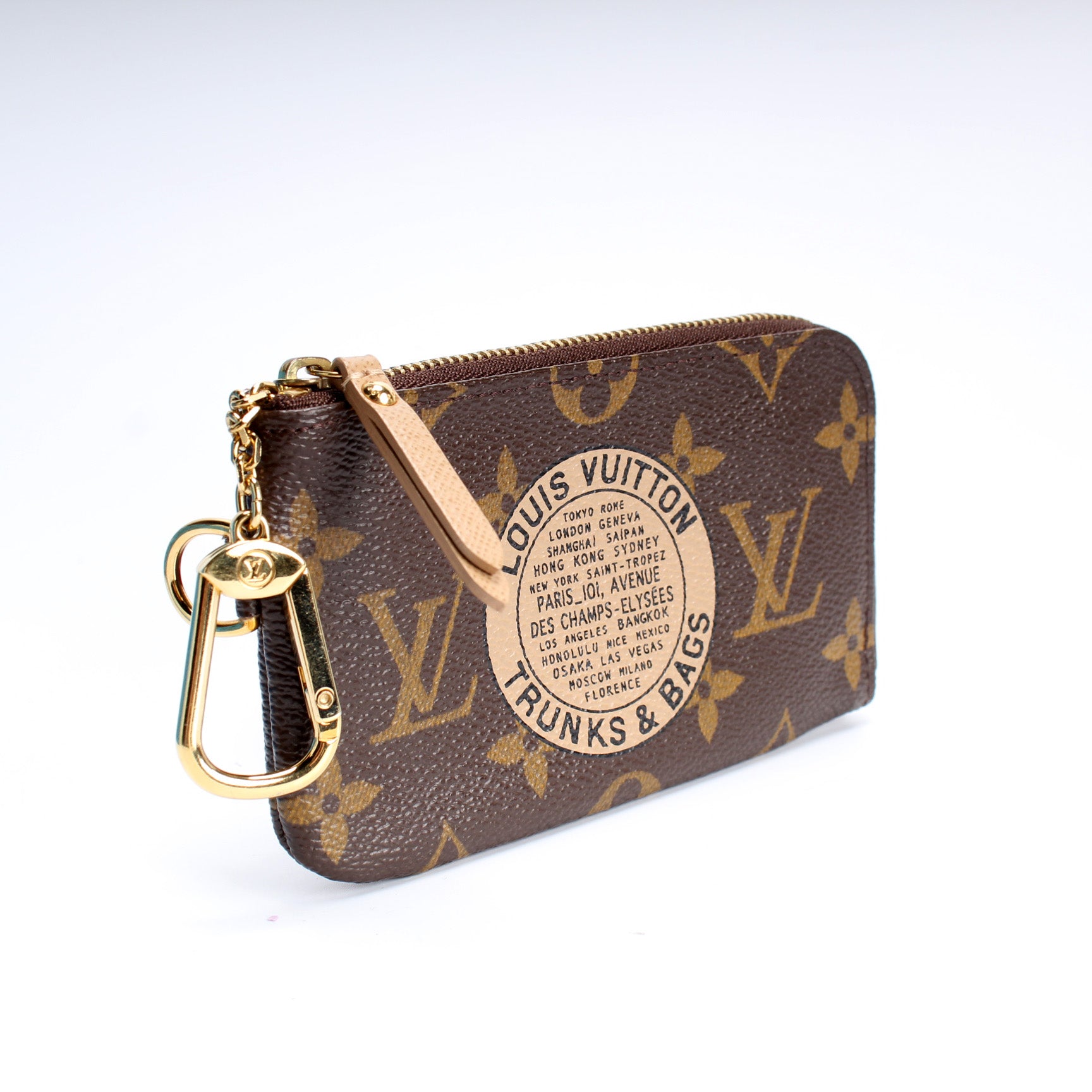 Partition Wristlet Clutch Monogram – Keeks Designer Handbags
