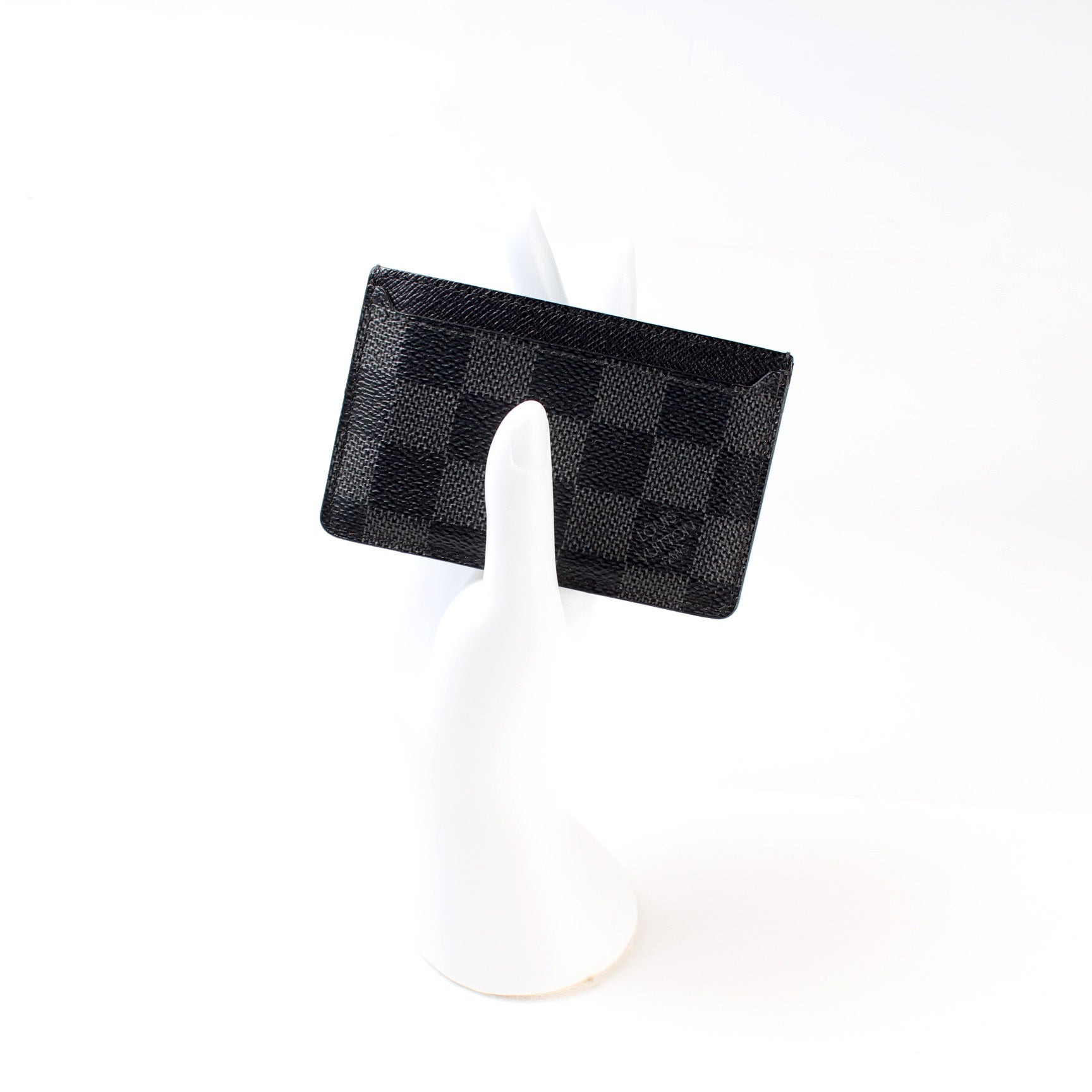 Louis Vuitton Damier Graphite Neo Porte Card Holder in black