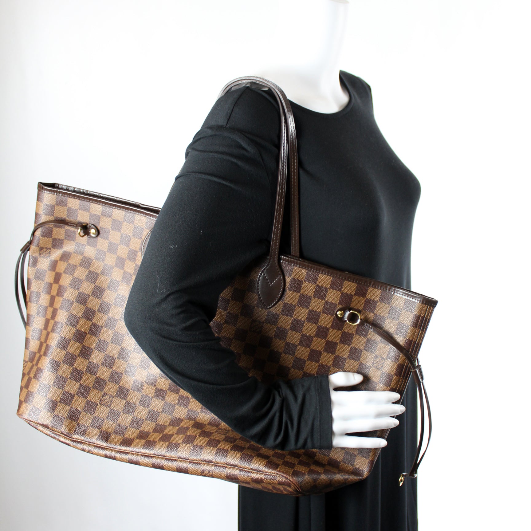 Neverfull GM Damier Ebene – Keeks Designer Handbags