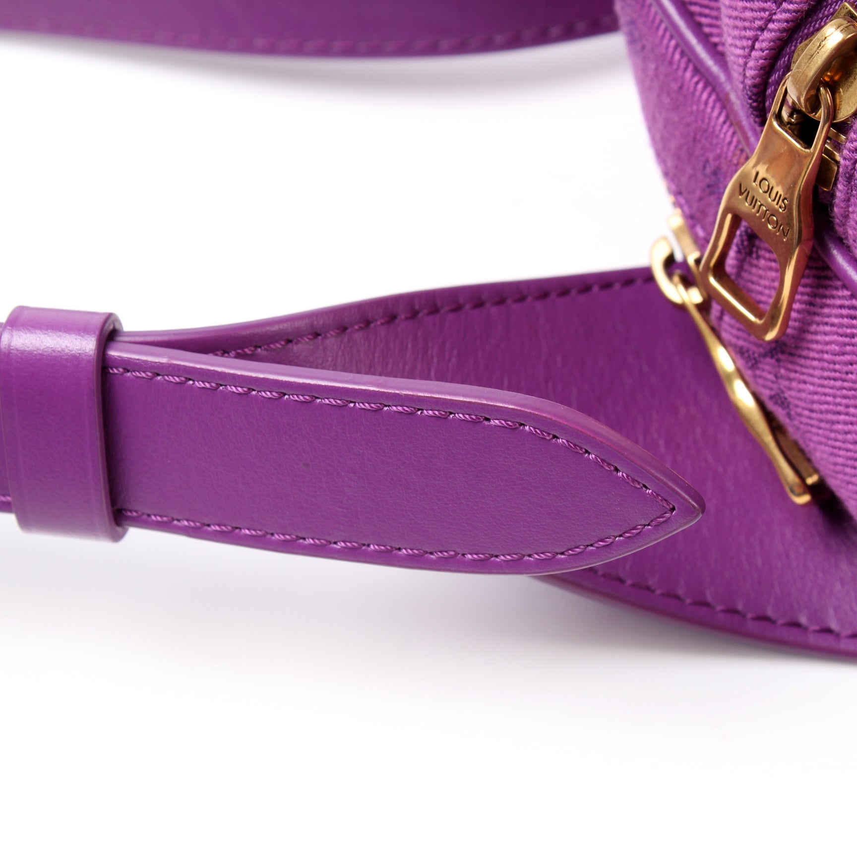 Louis Vuitton Purple Monogram Denim Outdoor Bumbag Bag - Yoogi's Closet