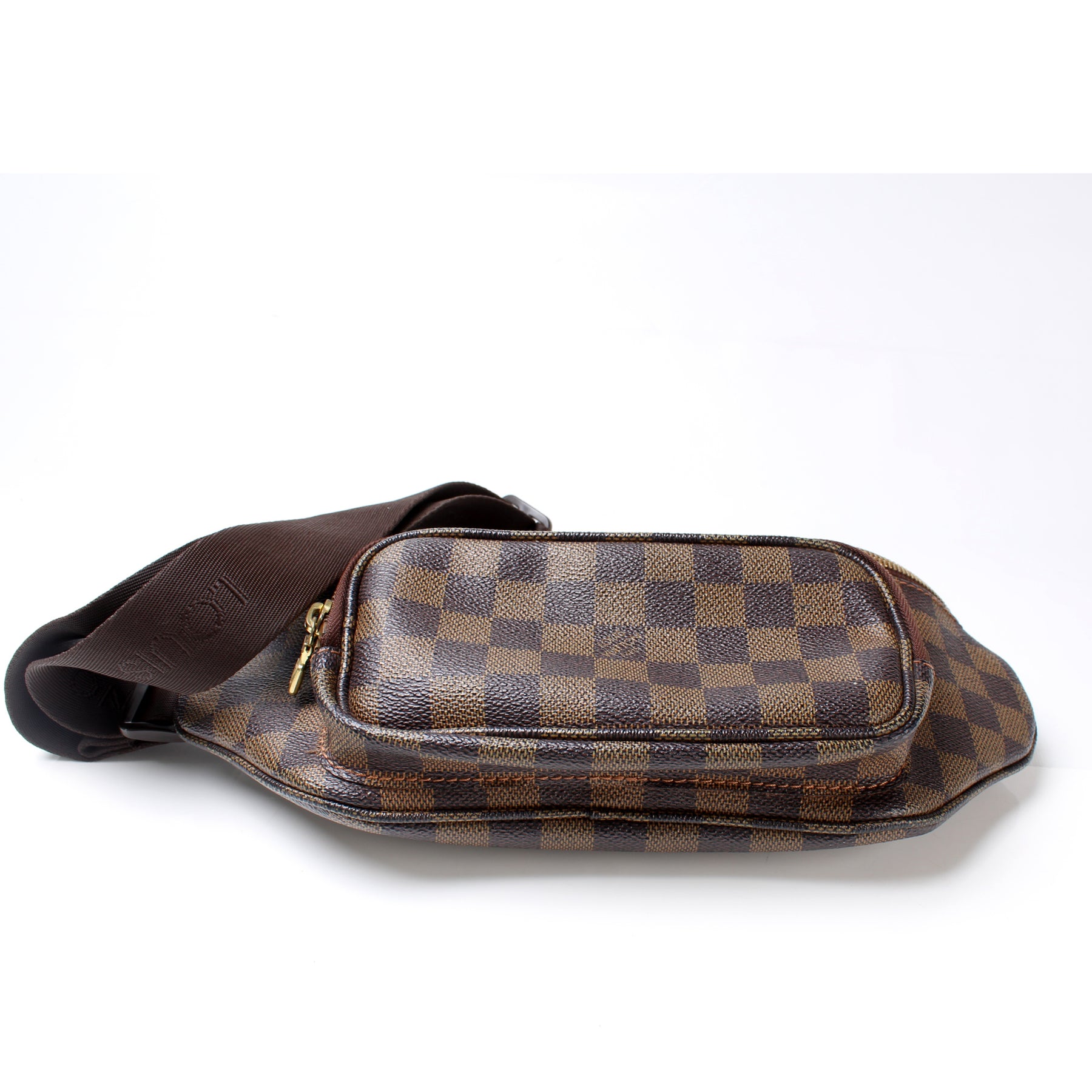Buy [Used] LOUIS VUITTON Bum Bag Melville Body Bag Damier Leather Ebene  Brown N51172 from Japan - Buy authentic Plus exclusive items from Japan