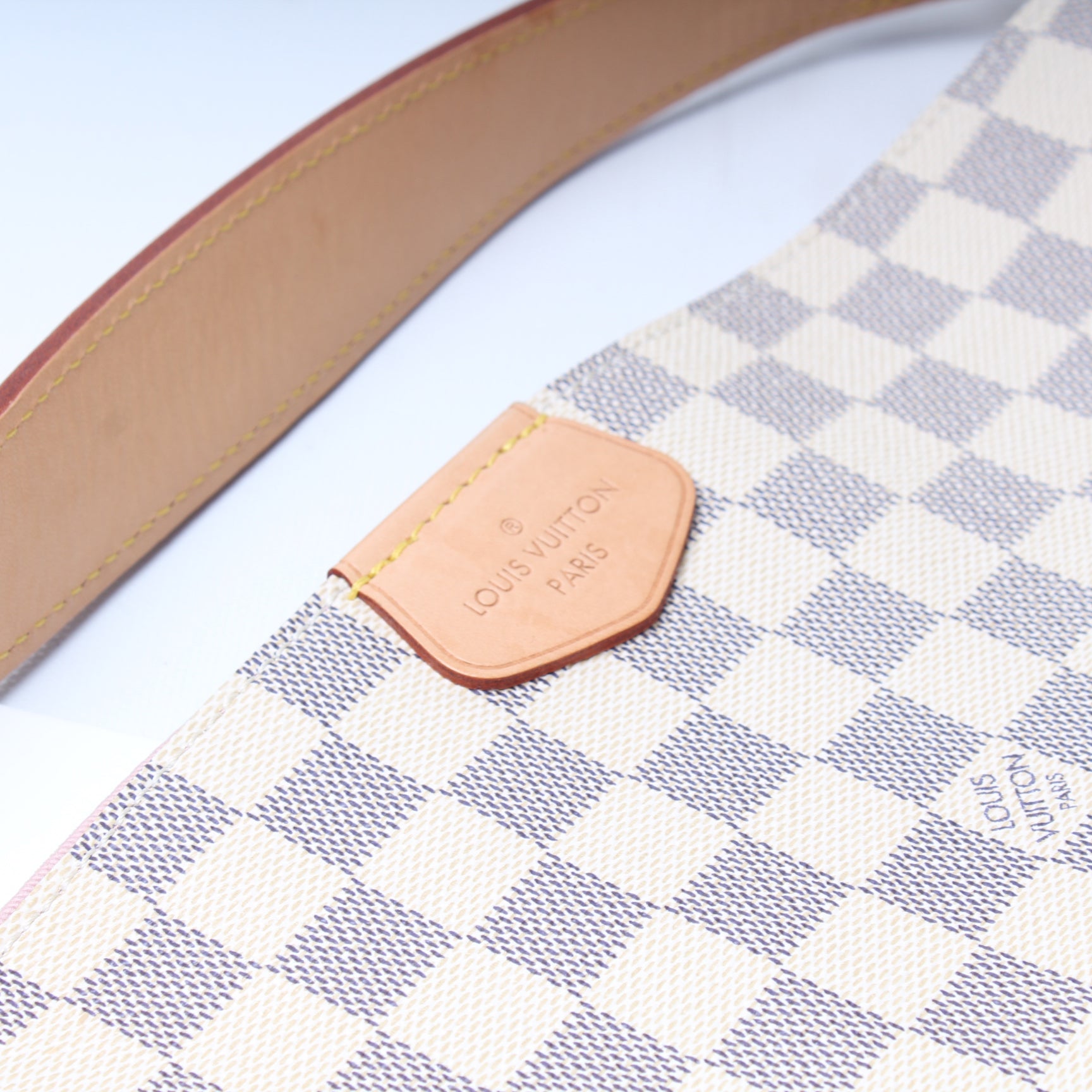 Graceful PM Damier Azur (ATX) – Keeks Designer Handbags
