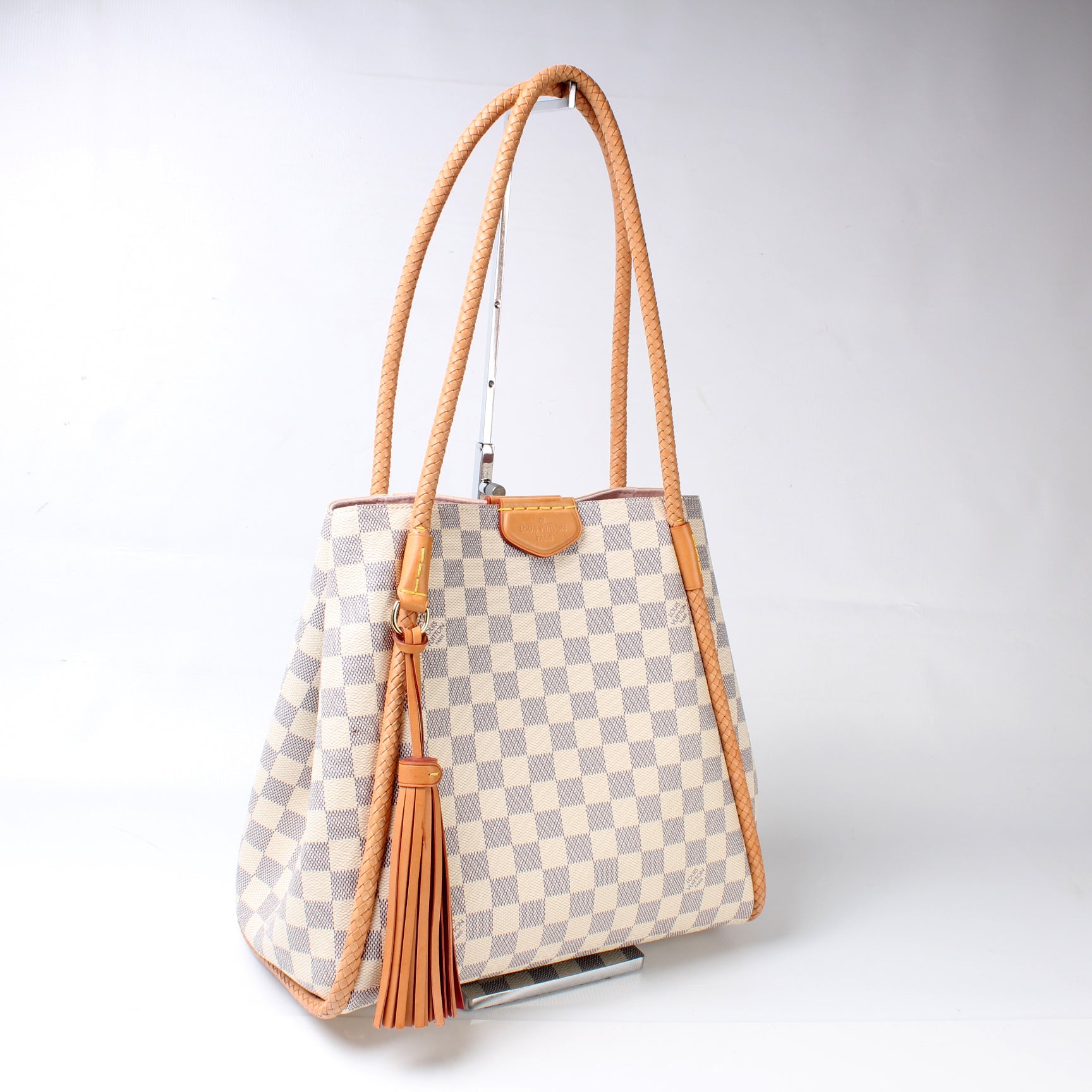 White Louis Vuitton Damier Azur Propriano Tote Bag – Designer Revival