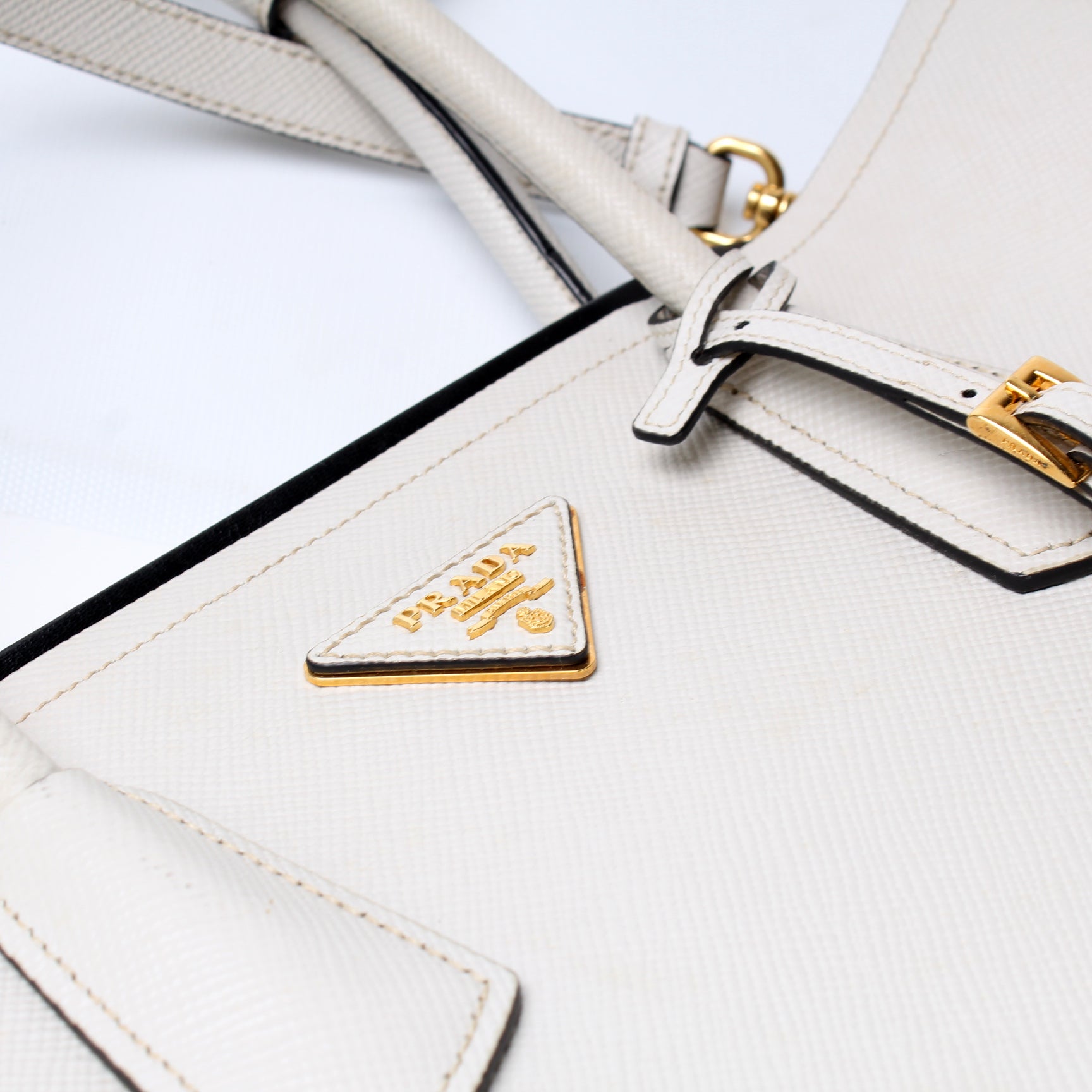 Saffiano Cuir Double Large 1BG756 – Keeks Designer Handbags