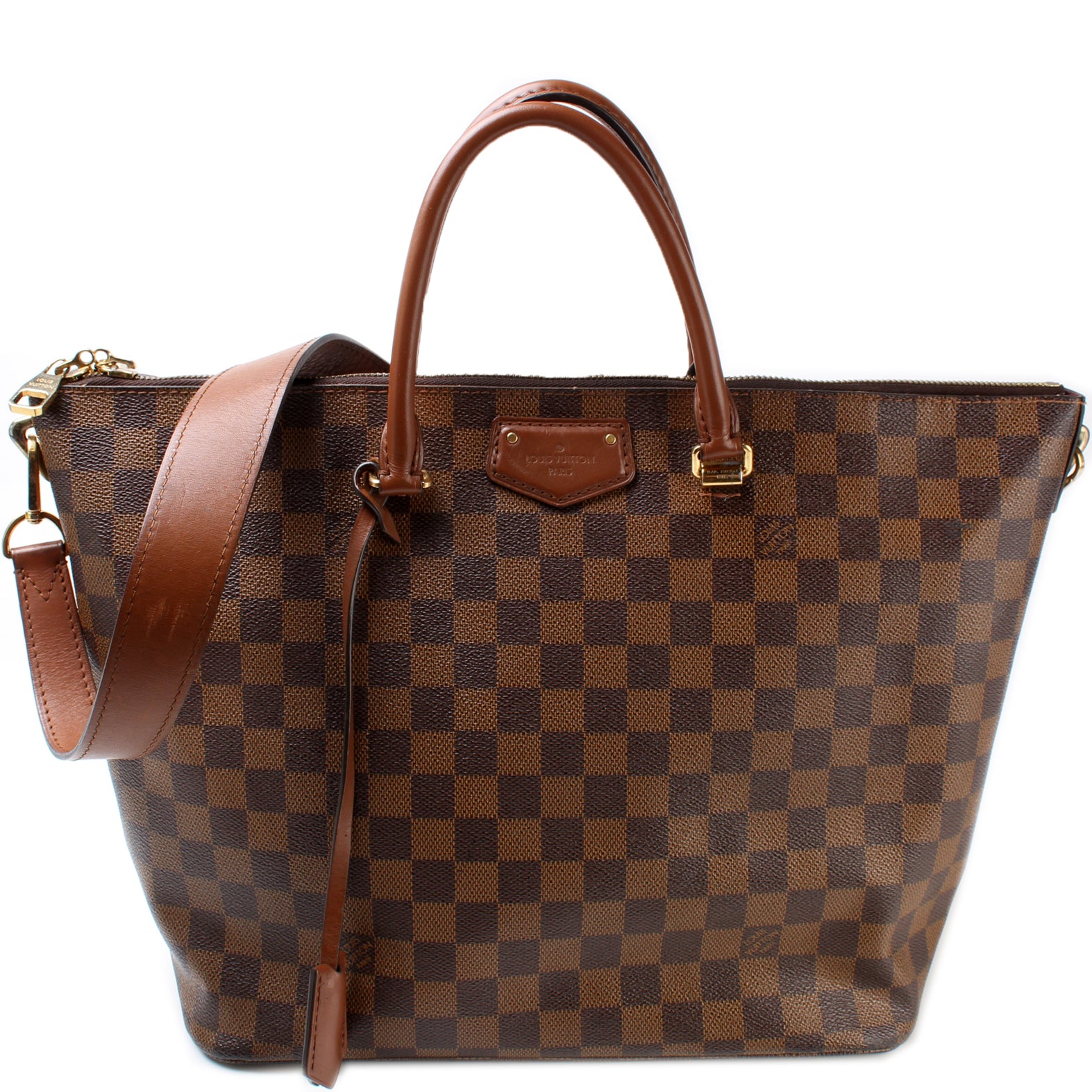Louis Vuitton Belmont Damier Ebene Shoulder Handbag