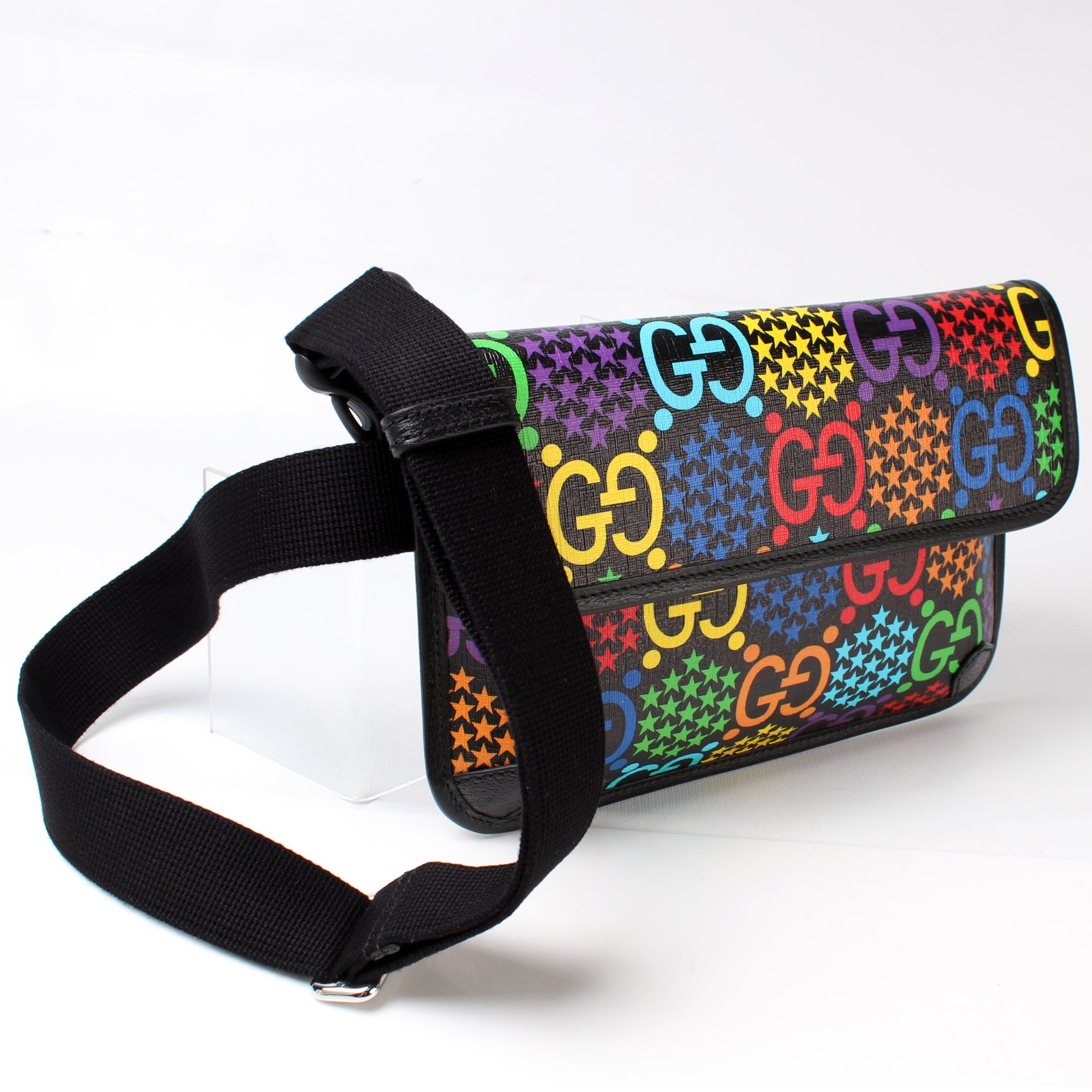 HOT! GUCCI GG Psychedelic Supreme Belt Bag, Fanny Pack NWT Style 598113 One  Size