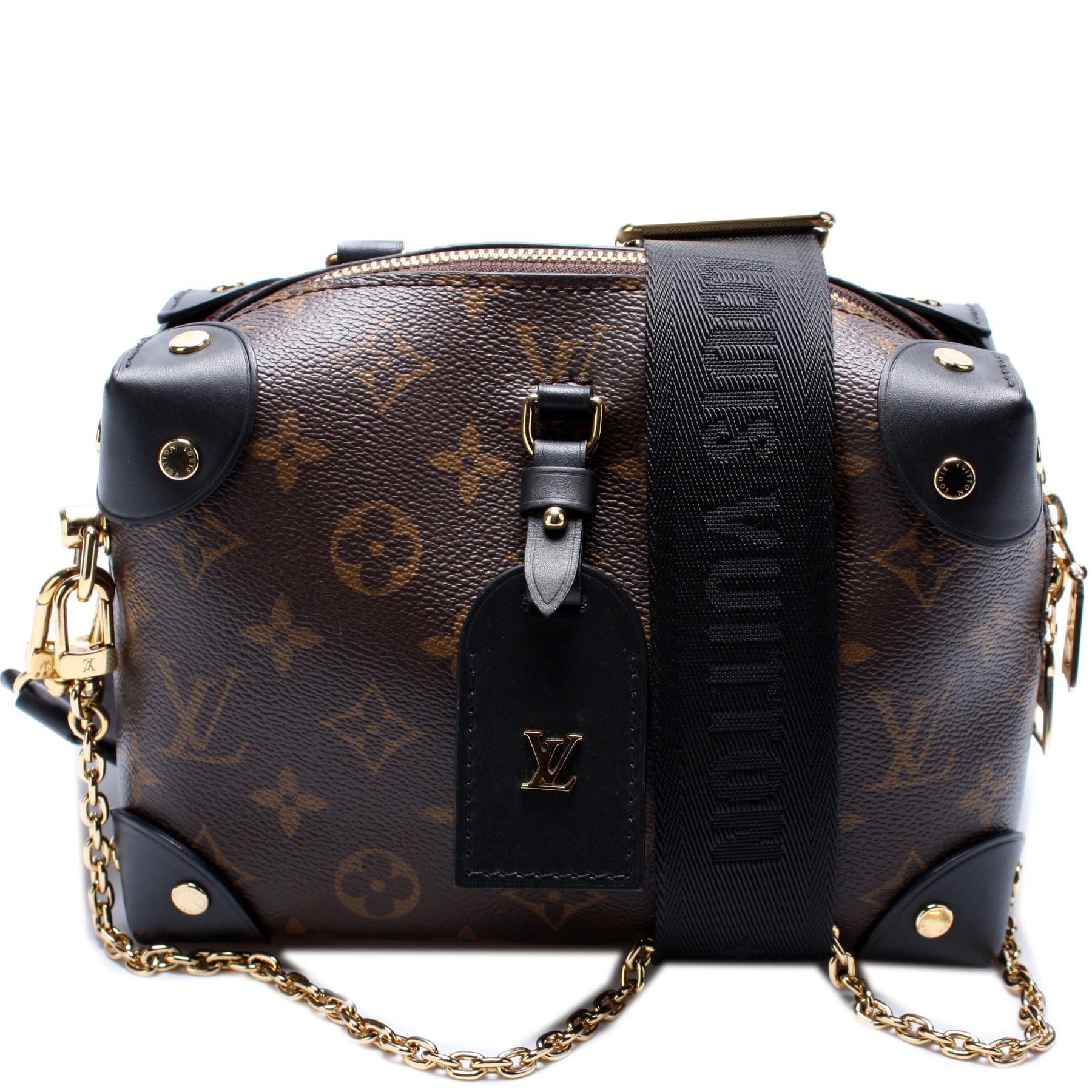 Louis Vuitton - Authenticated Petite Malle Handbag - Leather Brown for Women, Very Good Condition