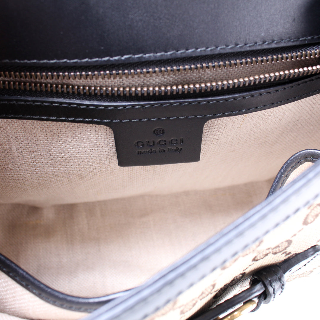 383848 GG Canvas Lady Web Original Shoulder Bag