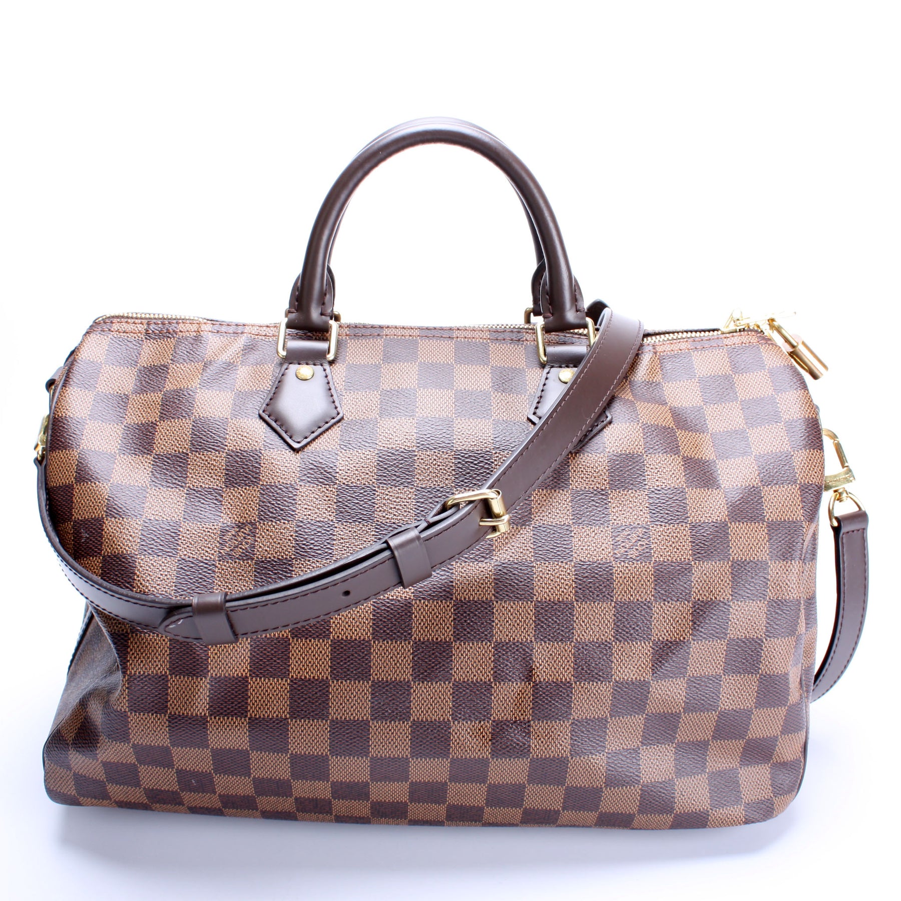 Louis Vuitton-Damier Ebene Speedy Bandouliere 30 with Strap - Couture  Traders