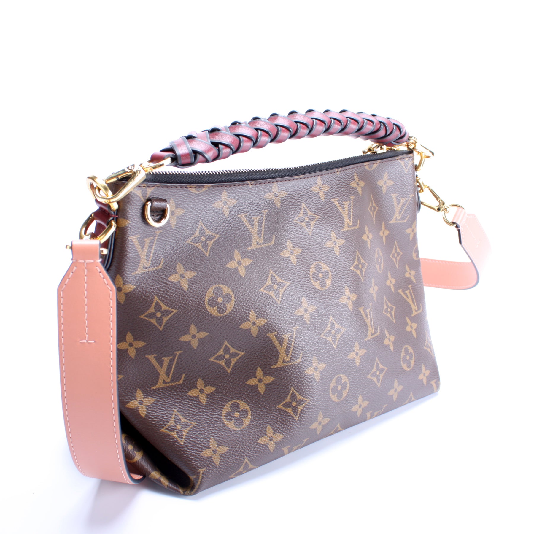Louis Vuitton Hobo Beaubourg Monogram Mini Brown in Coated Canvas