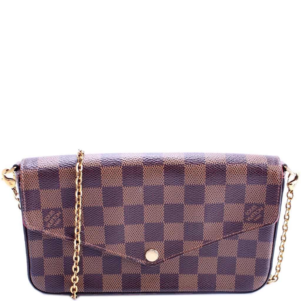 Pochette Melville Damier Ebene – Keeks Designer Handbags