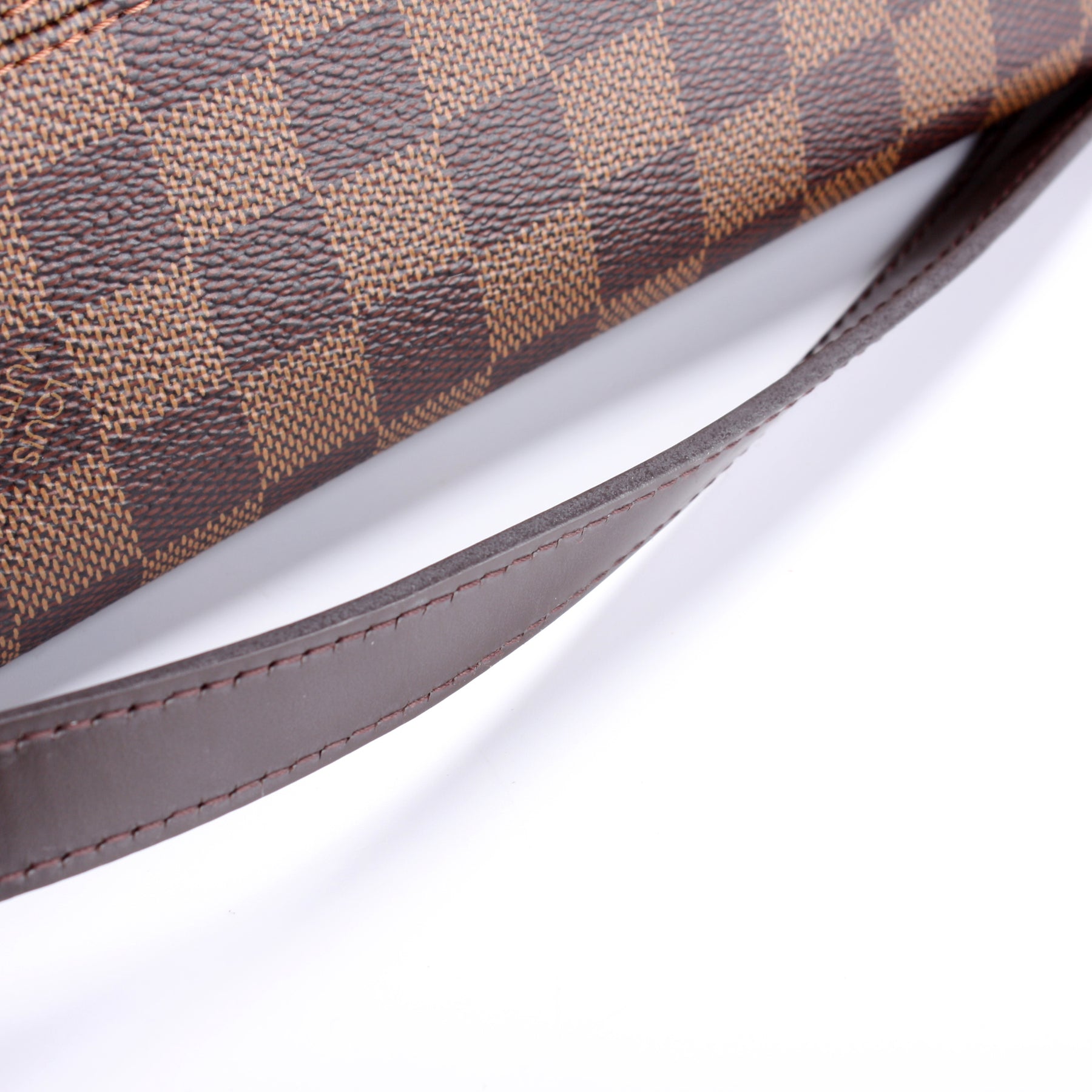 Louis Vuitton Brittany Damier Ebene Coated Canvas Top Handle Bag on SALE