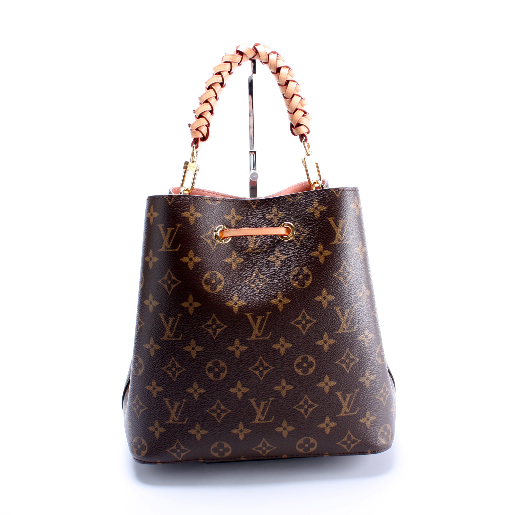 Louis Vuitton Louis Monogram Neo Neo 2020 with Pink Braided Top