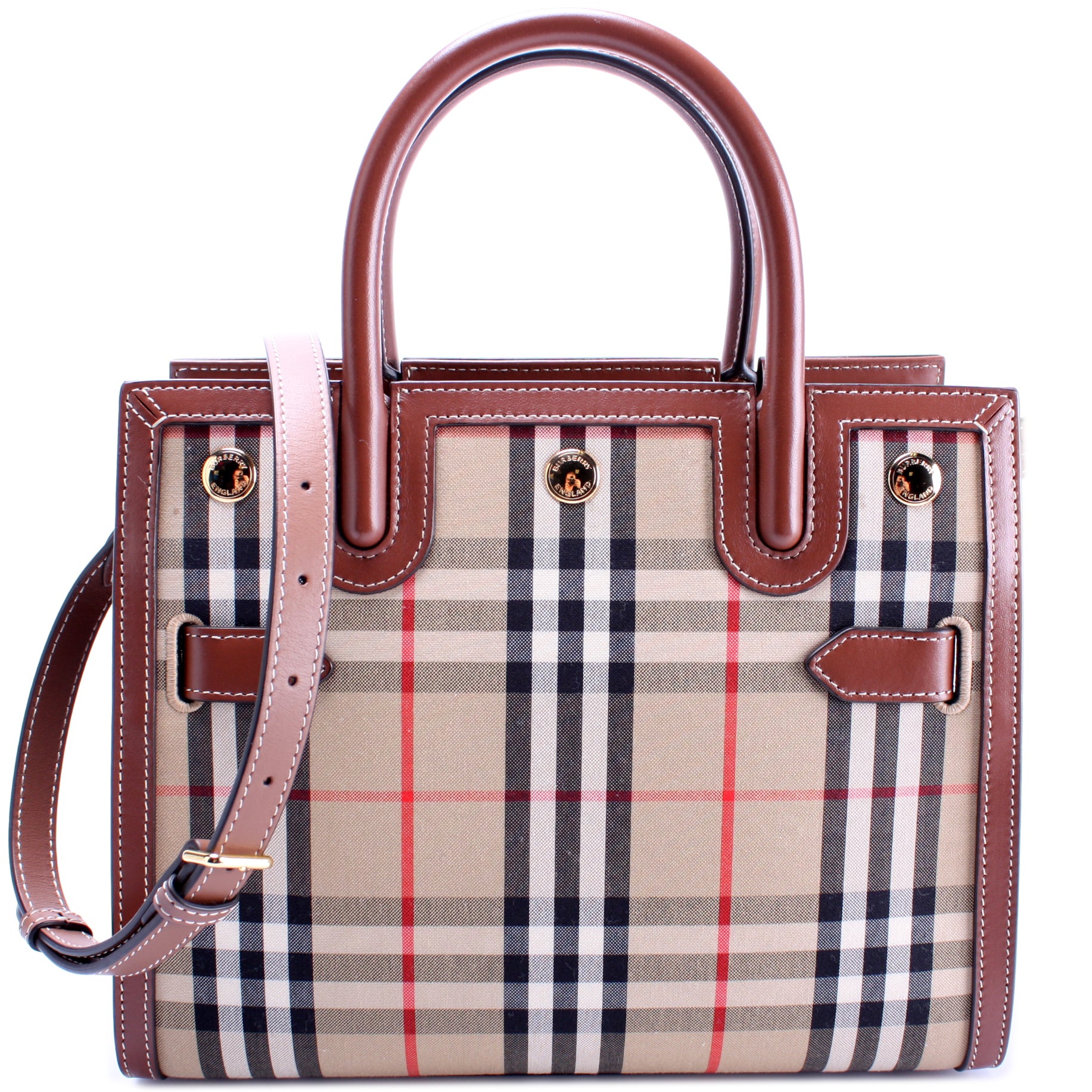 【関税負担】 BURBERRY Mini Title bag 関税負担】 BURBERRY Mini Title bag (Burberry/トートバッグ