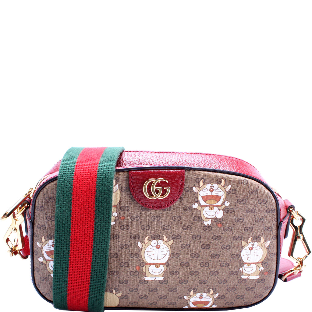 574886 Gucci X Doraemon GG Supreme Shoulder Bag