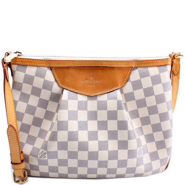 Louis Vuitton, Bags, Louis Vuitton Damier Azur Siracusa Pm Shoulder Bag  Crossbody