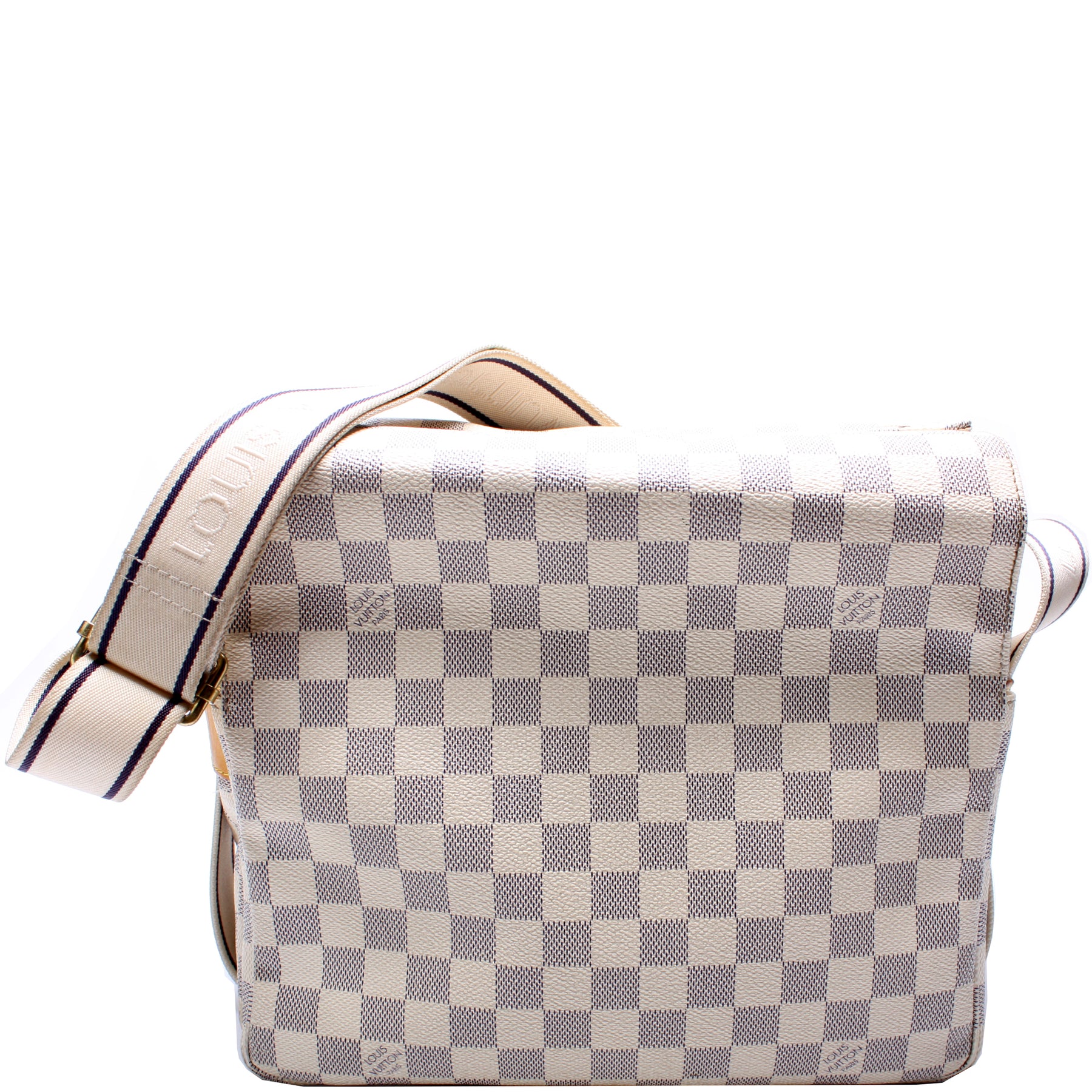 Naviglio Messenger Damier Azur – Keeks Designer Handbags