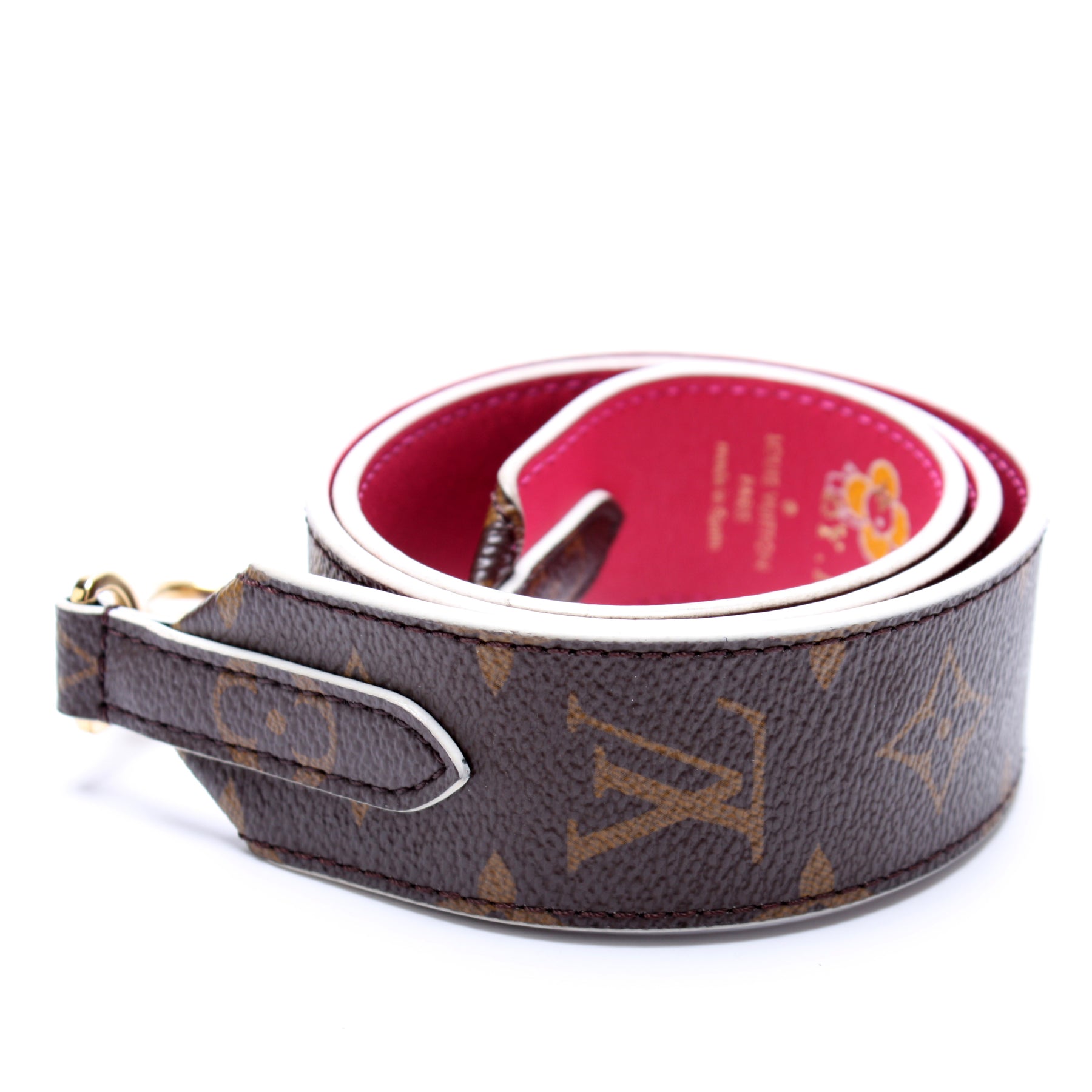 Bandouliere Monogram Reverse Strap – Keeks Designer Handbags