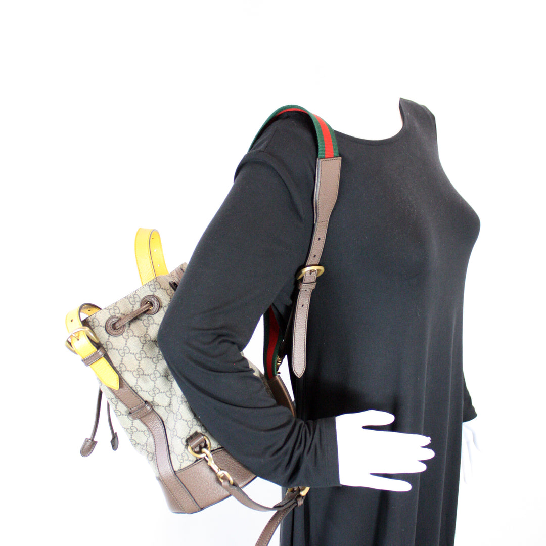 473875 Neo Vintage Drawstring Bucket Backpack