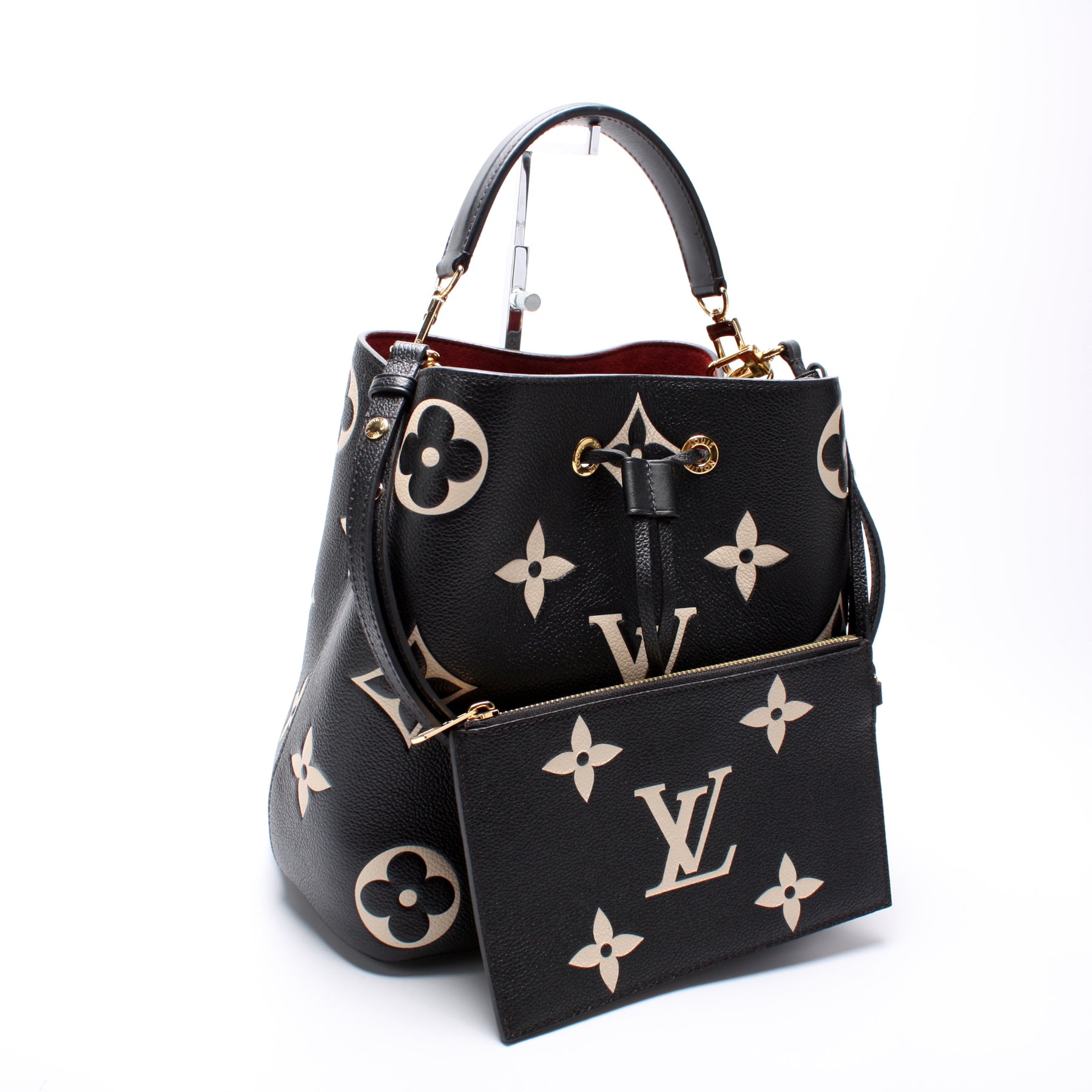 Neonoe MM Bicolor Empreinte – Keeks Designer Handbags