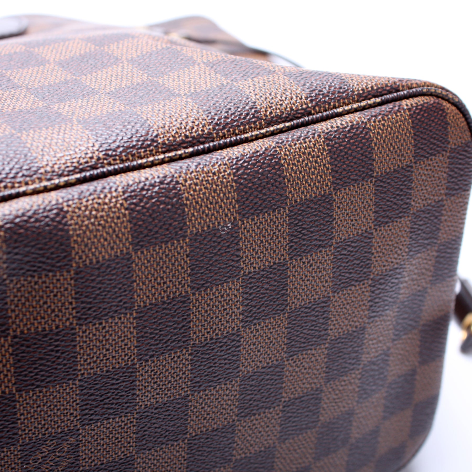 Neverfull MM Damier Ebene Travel Patch – Keeks Designer Handbags