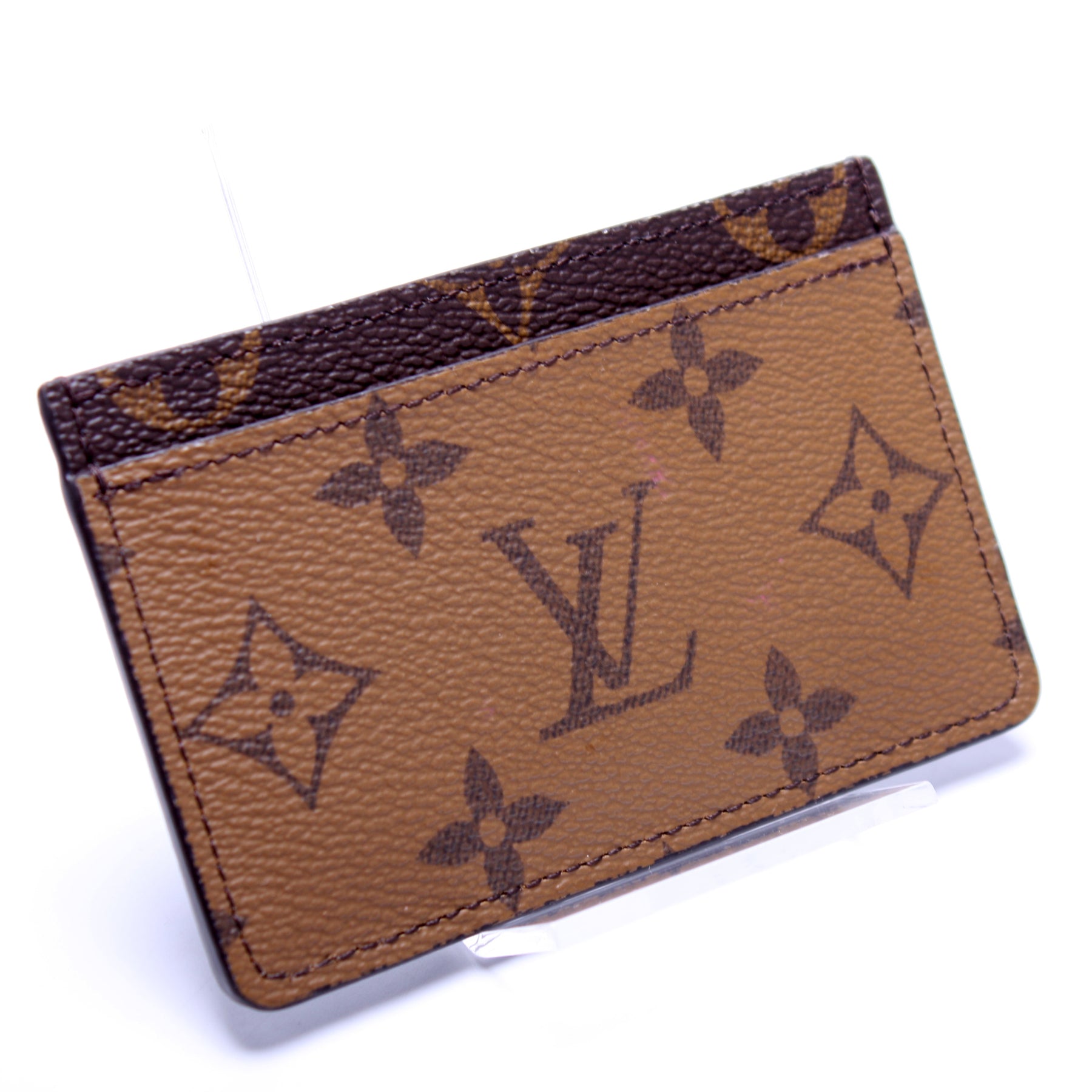 Card Holder Reverse Monogram – Keeks Designer Handbags