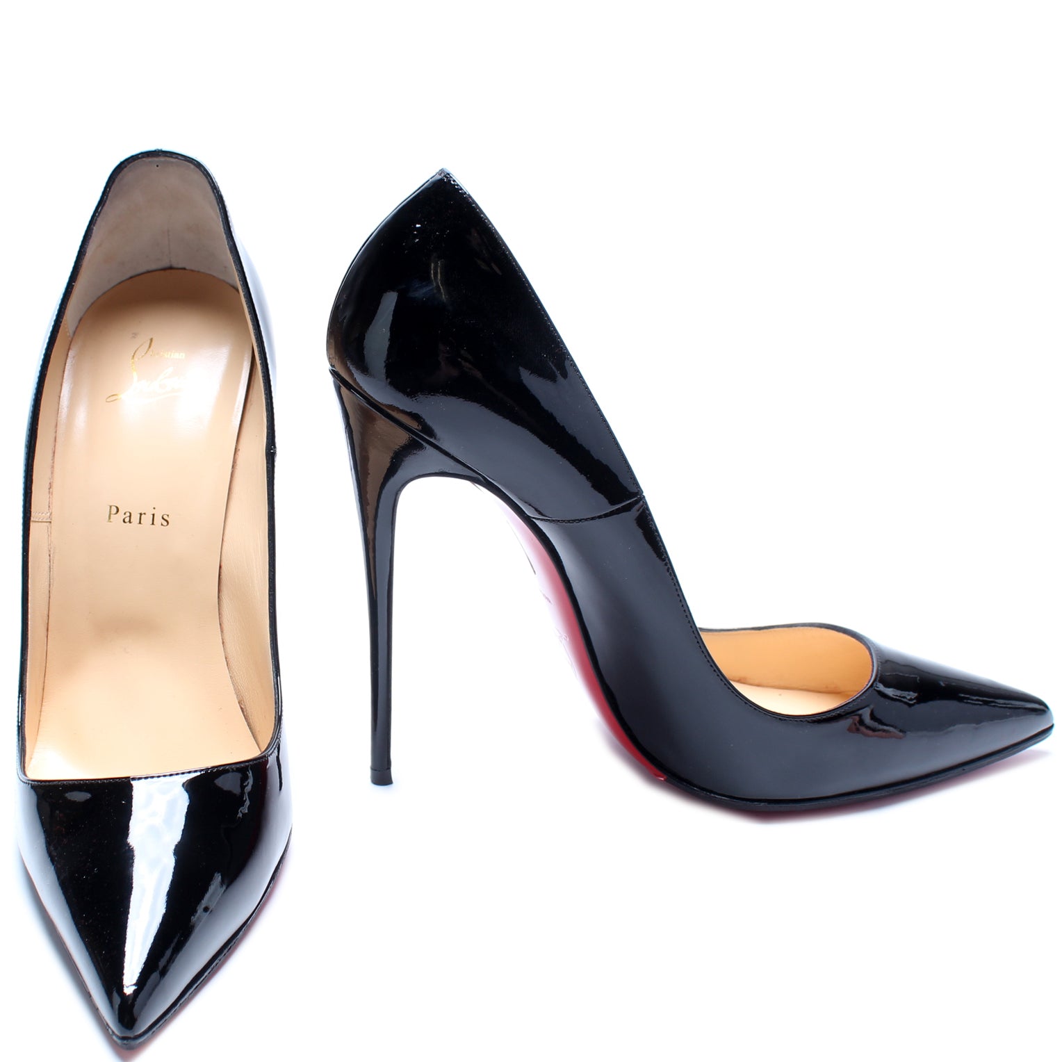 Sporty Kate - 100 mm Pumps - Vog patent leather - Loubi