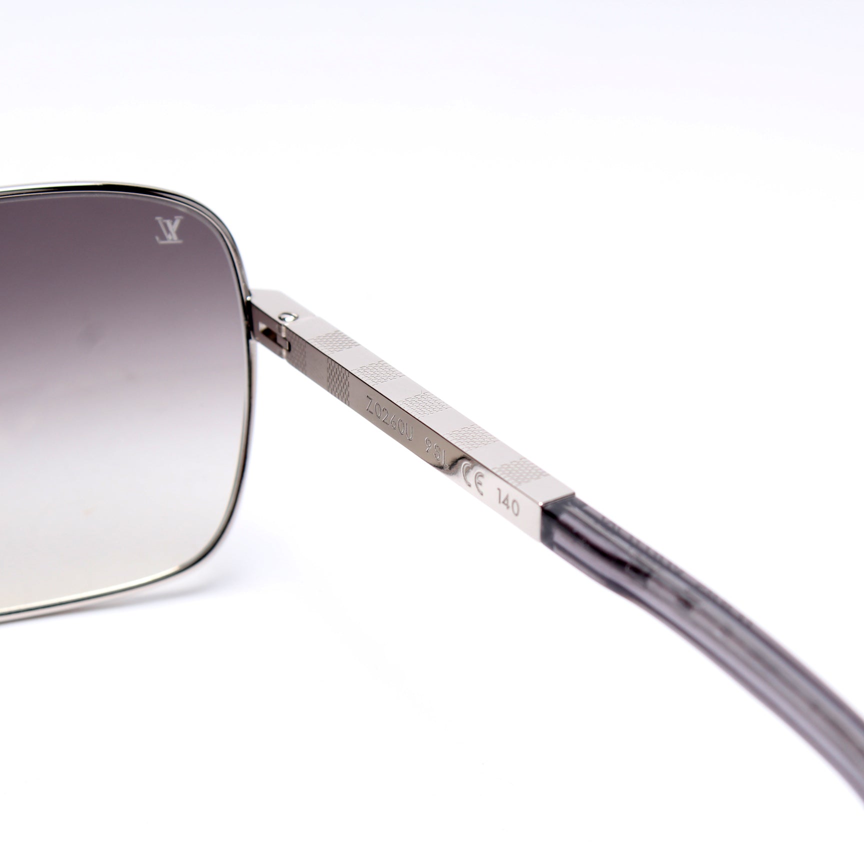 Louis Vuitton Sunglasses Damier Attitude Z0260U Unisex Silver