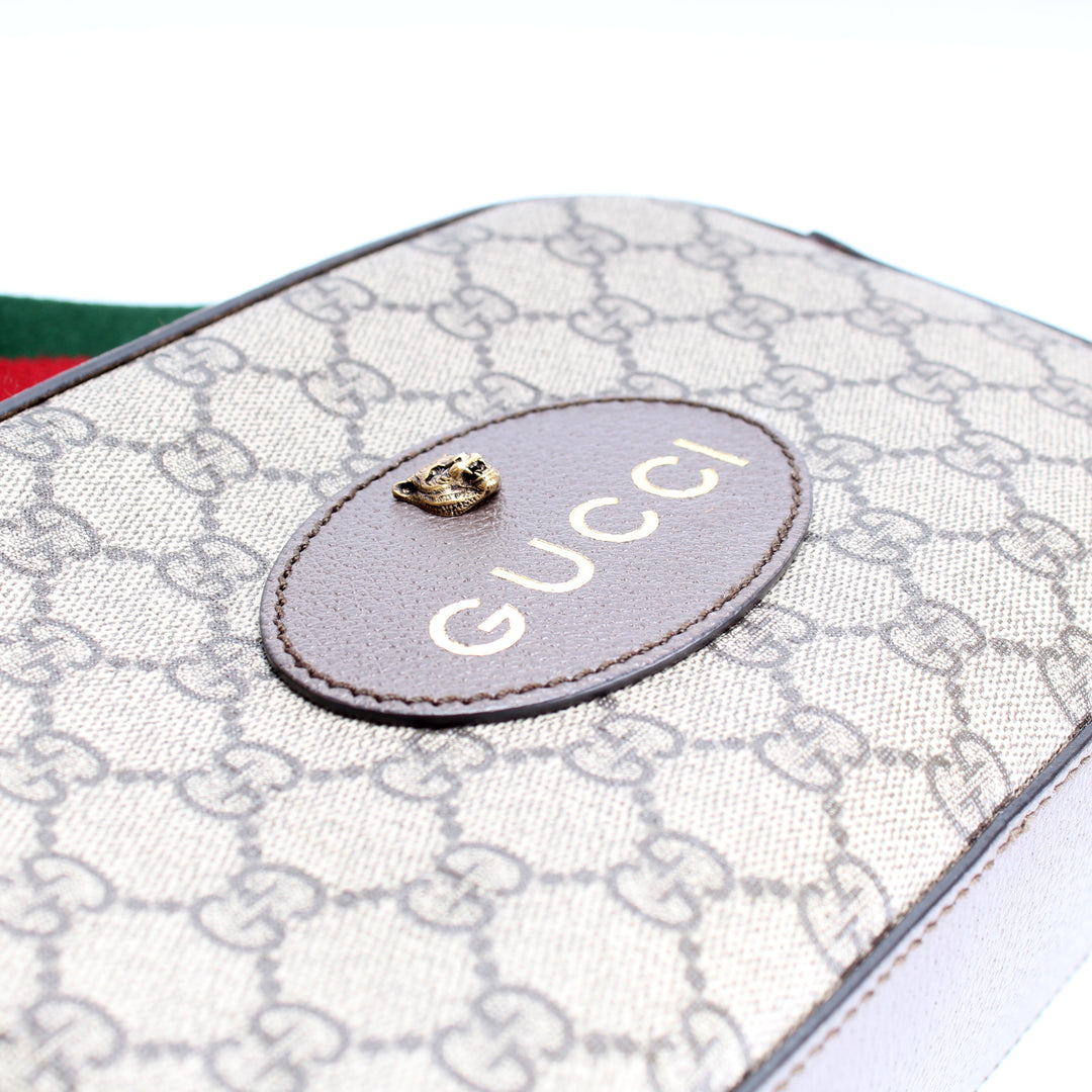 【GUCCI】ホルターネック チューブトップ グレー Sサイズ / ak486 476466 GG Supreme Messenger Bag