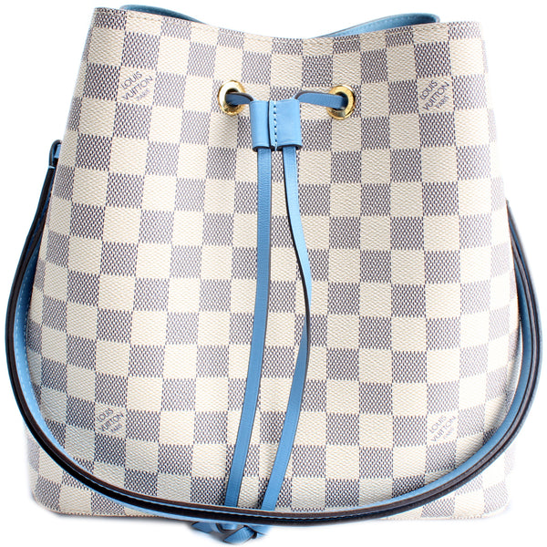 Handbags Louis Vuitton Louis Vuitton NeoNoe mm Handbag Damier Azur Canvas Crossbody Hand Bag