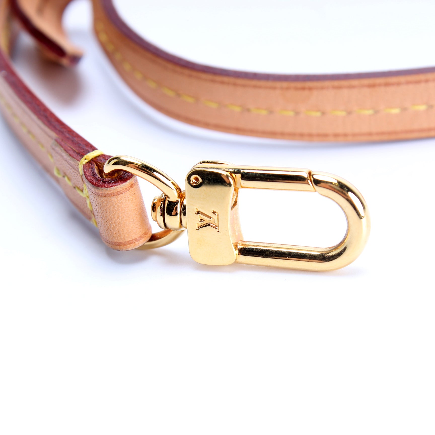 Louis Vuitton Monogram Pochette Accessories w/Adjustable Vachetta Strap