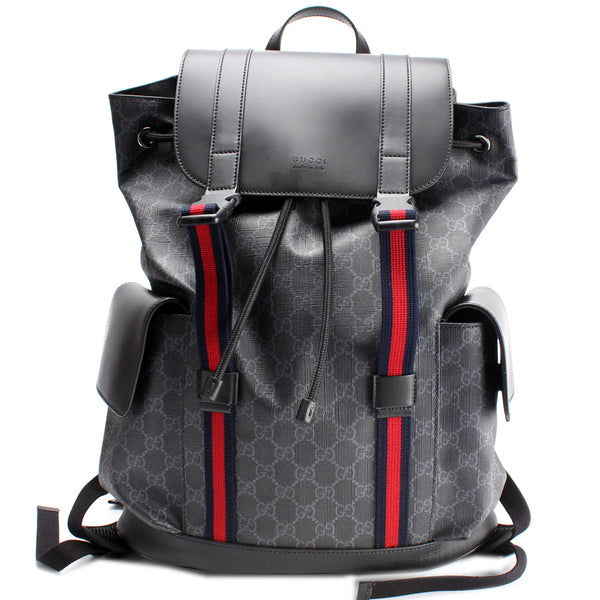 Gucci soft gg discount supreme backpack black