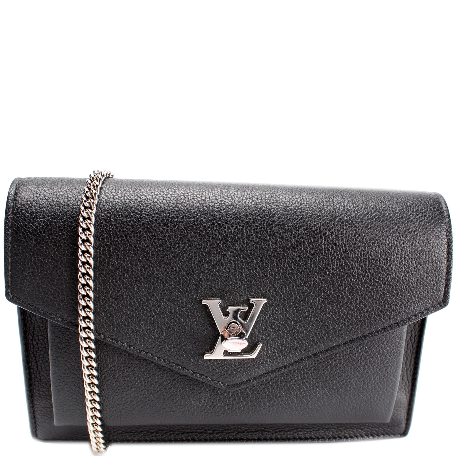 Louis Vuitton MYLOCKME Chain Pochette Handbag - Authentic Pre-Owned Designer Handbags