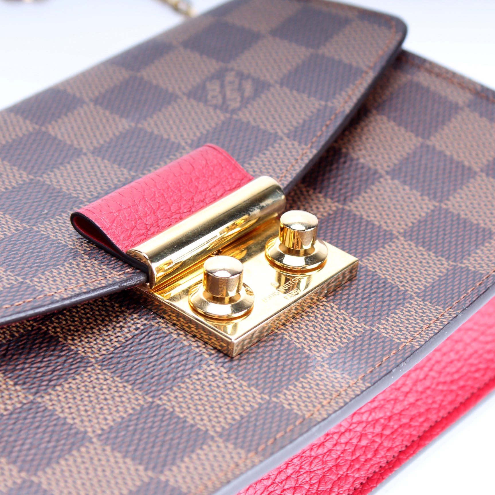 Croisette Chain Wallet NM Damier Ebene – Keeks Designer Handbags