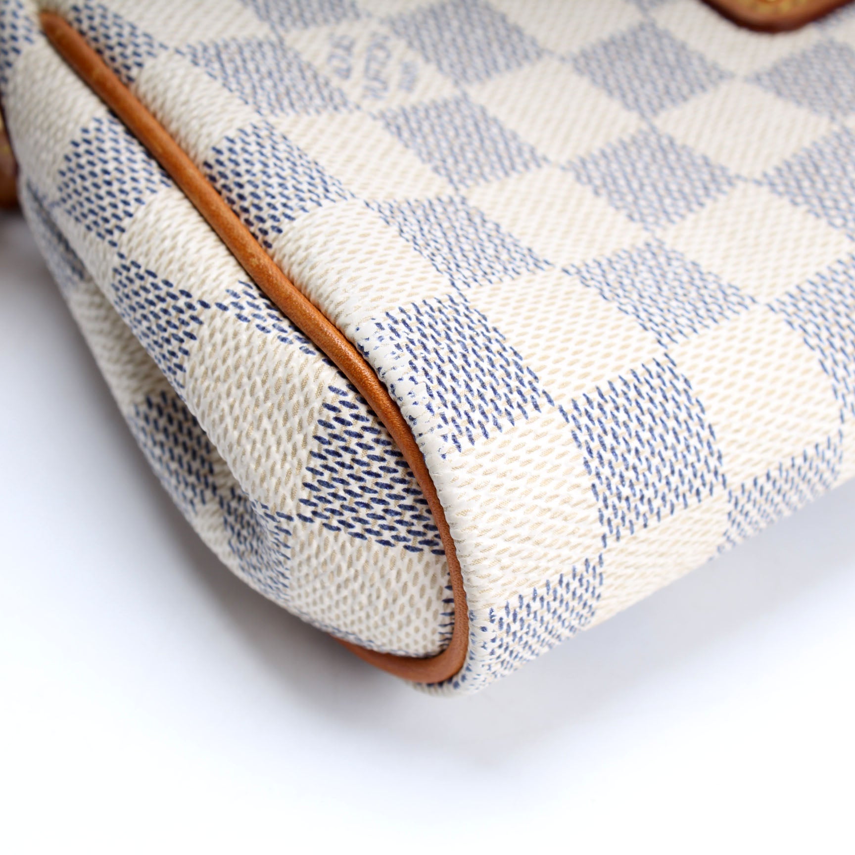 Eva Clutch Damier Azur – Keeks Designer Handbags