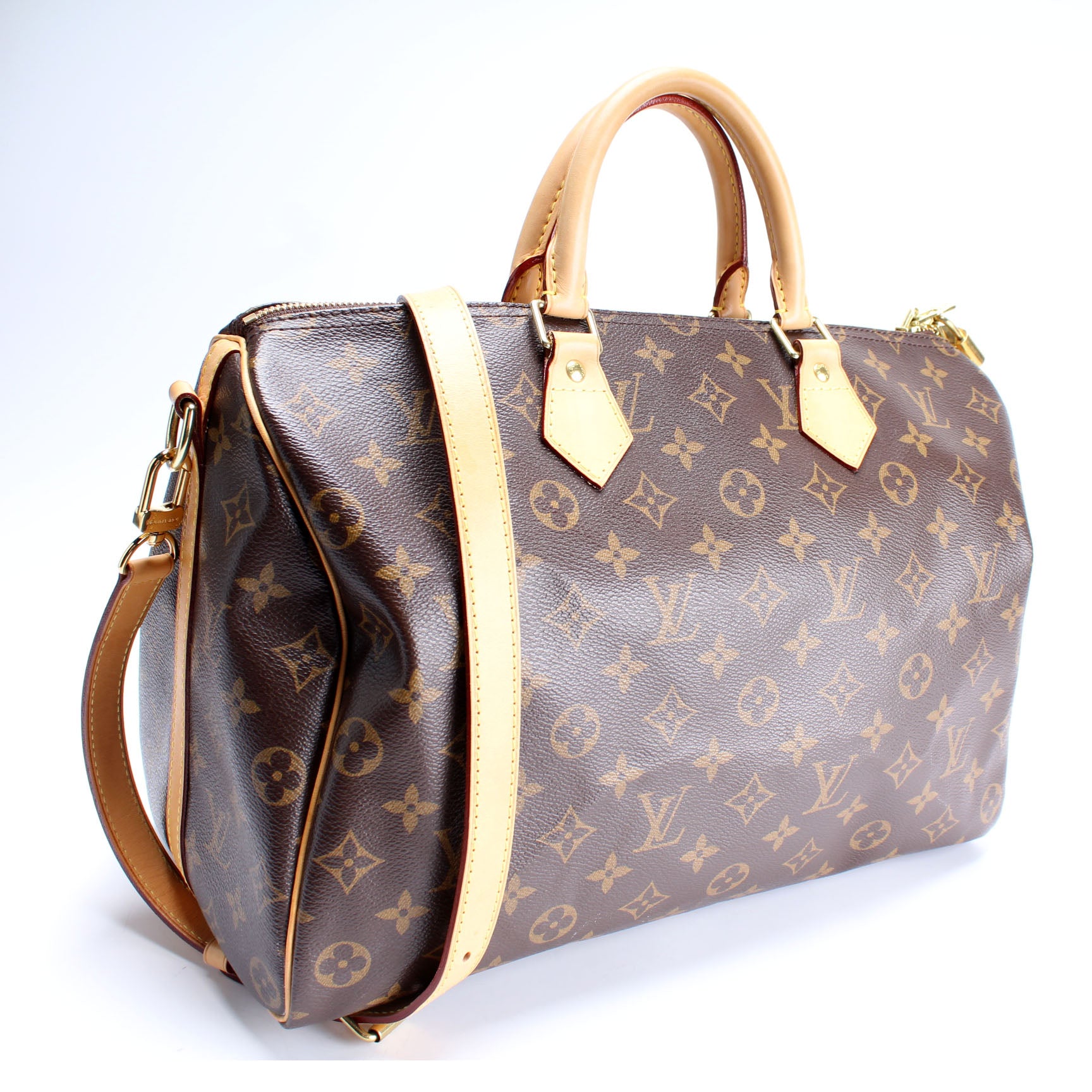 LOUIS VUITTON Monogram Speedy Bandouliere 35 33082