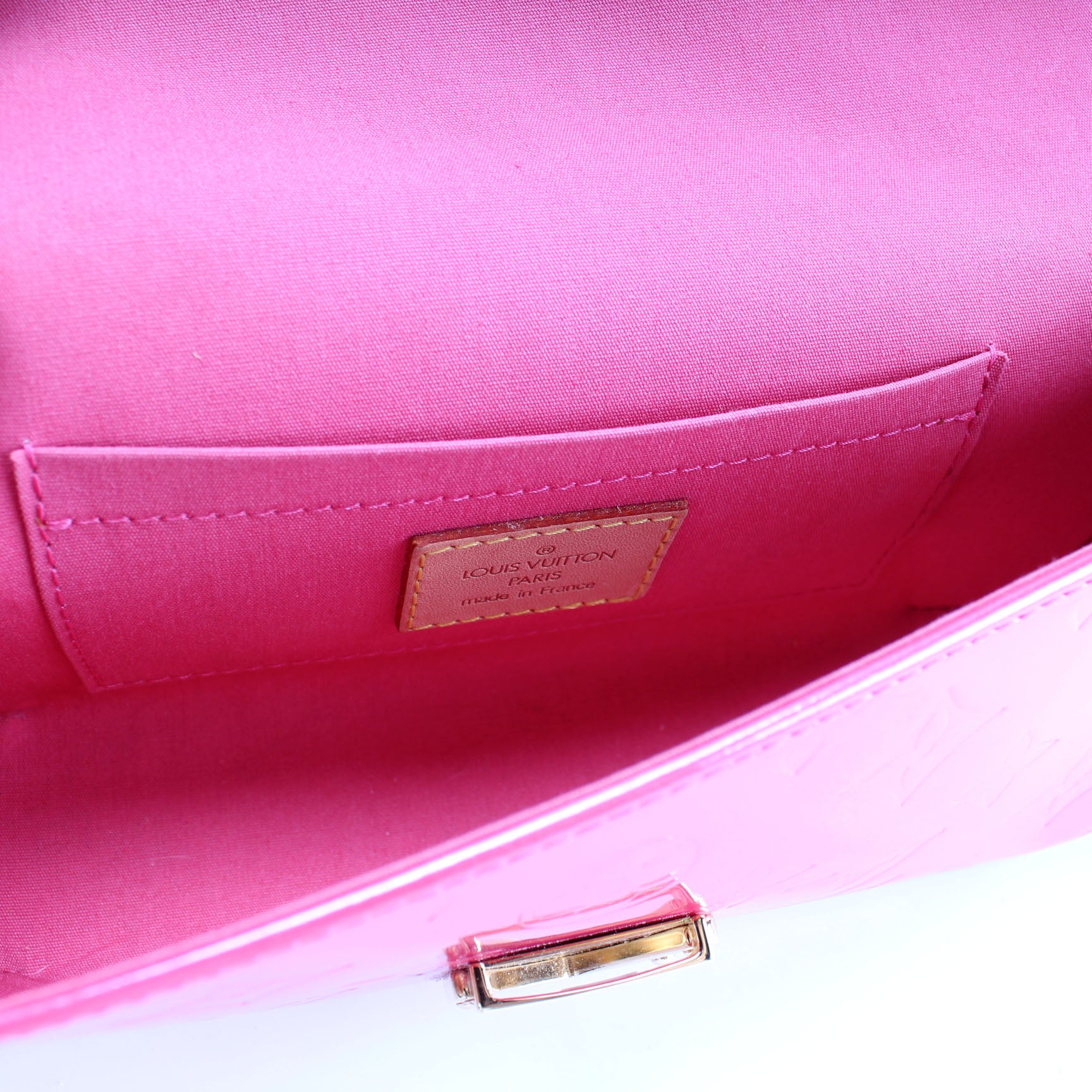 Louis Vuitton, Bags, Soldlouis Vuitton Vernis Malibu Street Beige Nude  Handbag Shoulder Bag