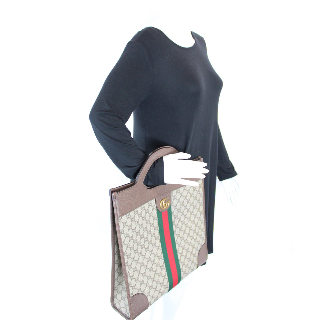 547941 GG Supreme Ophidia Top Handle Tote