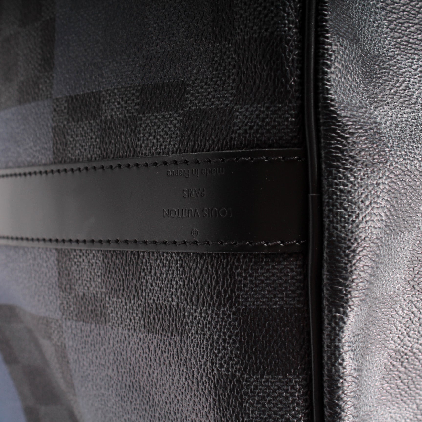 Louis Vuitton Damier Graphite Neo Blue Keepall 50 Bandouliere Bag N41413  Black Cloth ref.984459 - Joli Closet
