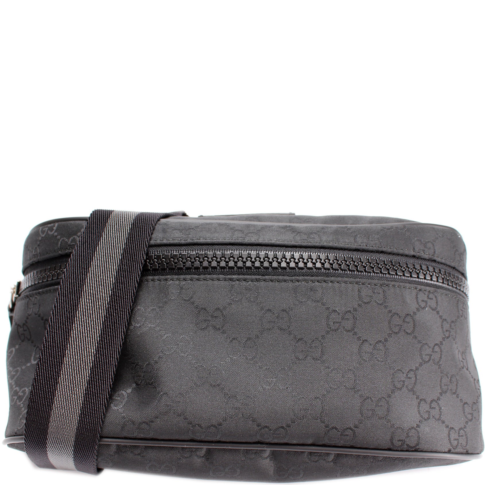Gucci Fanny Pack Belt Bag Monogram GG Black - US