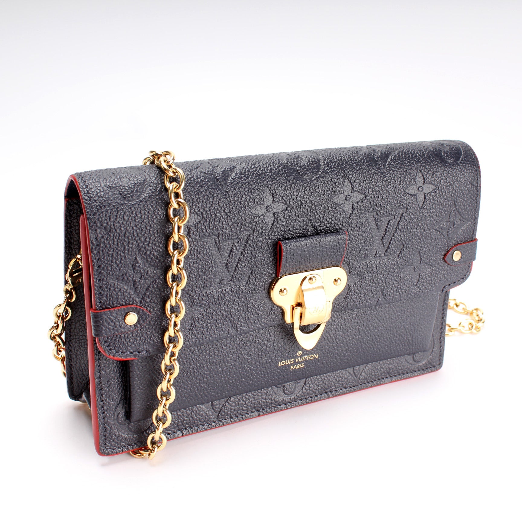 Louis Vuitton Empreinte Leather Vavin Chain Wallet Bag
