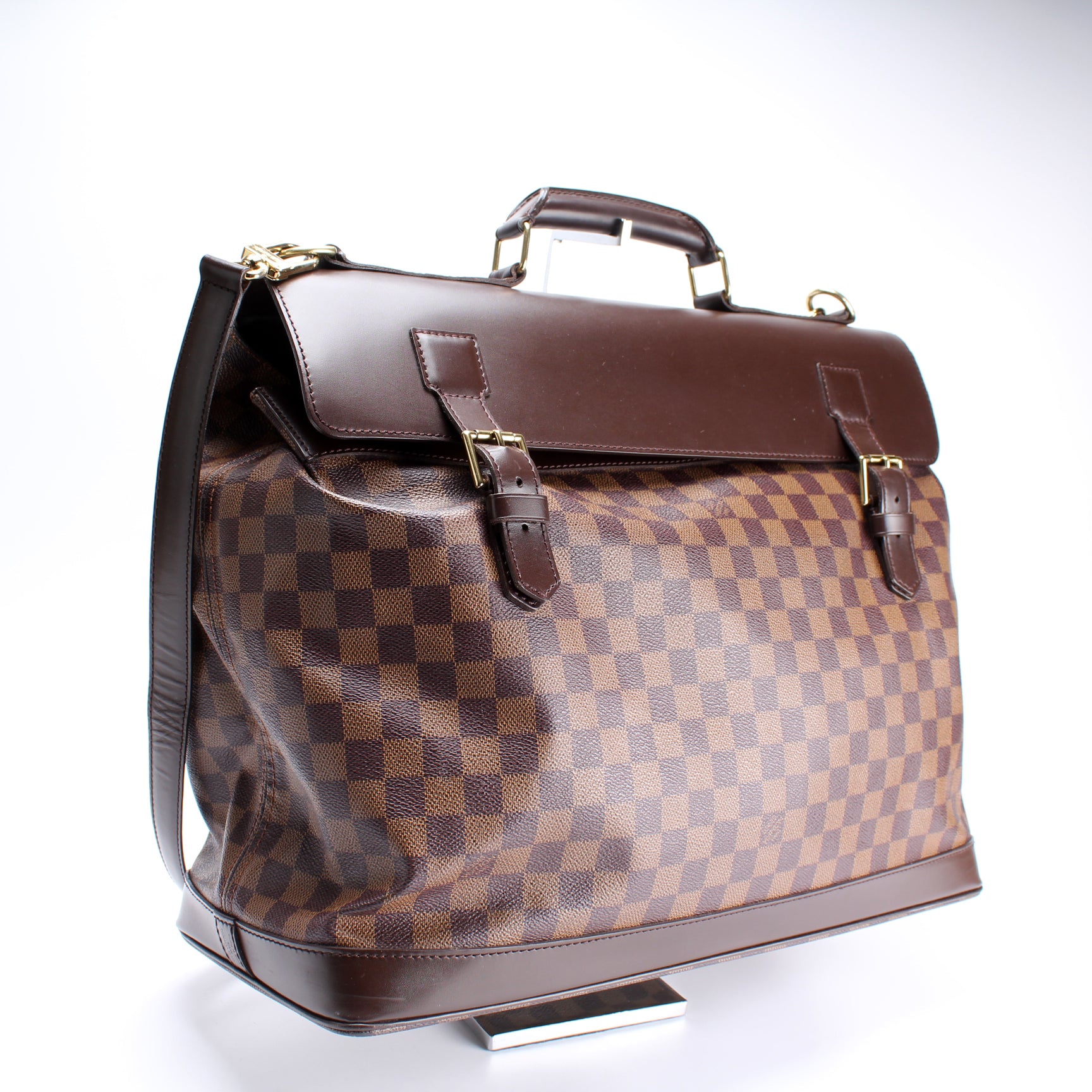 Belmont Damier Ebene – Keeks Designer Handbags