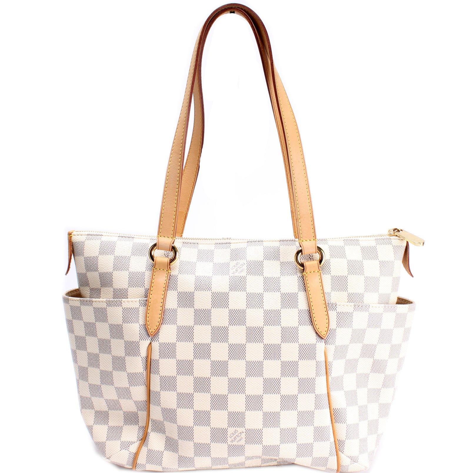 Totally PM Damier Azur – Keeks Designer Handbags