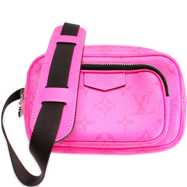 Louis Vuitton Taigarama Outdoor Pouch Belt Bum Bag Messenger Crossbody Pink