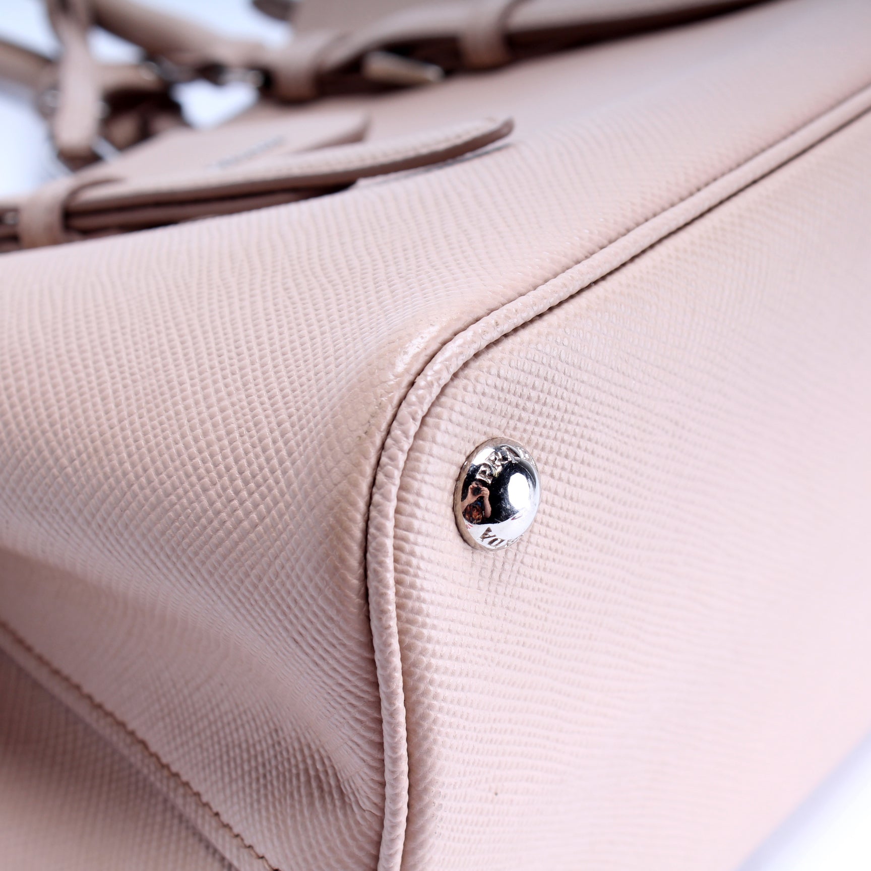Saffiano Cuir Covered Strap Double Bag – Keeks Designer Handbags