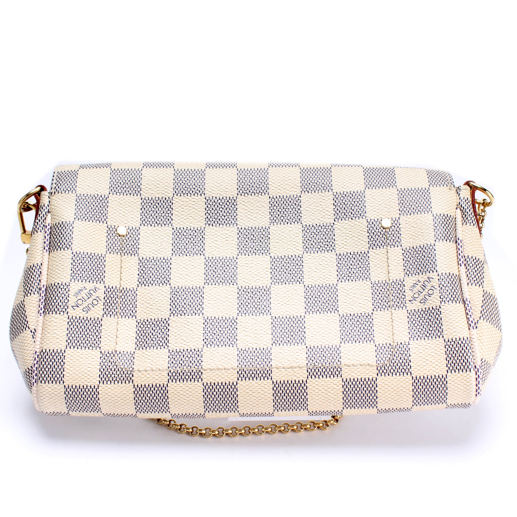 Favorite PM Damier Azur – Keeks Designer Handbags